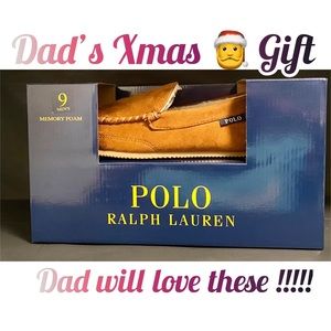 Polo Ralph Lauren Mens Dezi Polo Pony Slippers size 9 🆕 Brand New in Box 📦